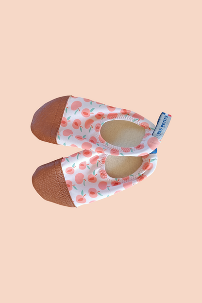 Chaussons Les Pas Petits - Pêches - Taille 24-26