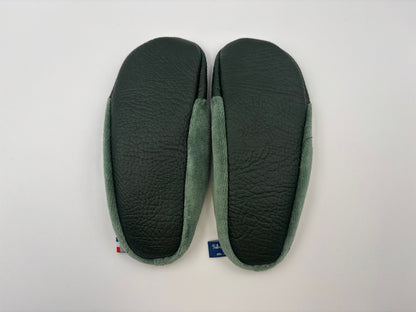 Les Petits Velours Pyjama Gris vert