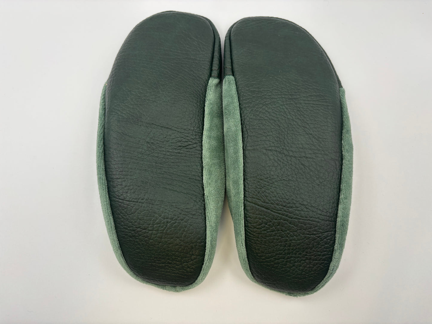 Les Petits Velours Pyjama Gris vert
