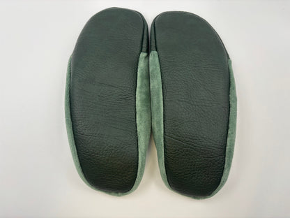 Les Petits Velours Pyjama Gris vert