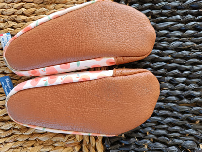 Chaussons Les Pas Petits - Pêches - Taille 24-26