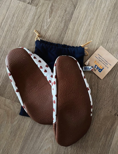 Chaussons coeurs