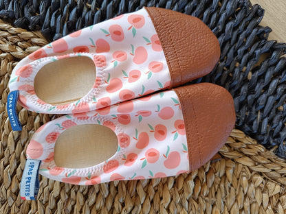 Chaussons Les Pas Petits - Pêches - Taille 24-26