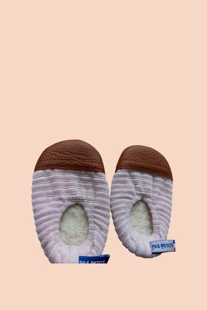 Les petits velours rose pâle