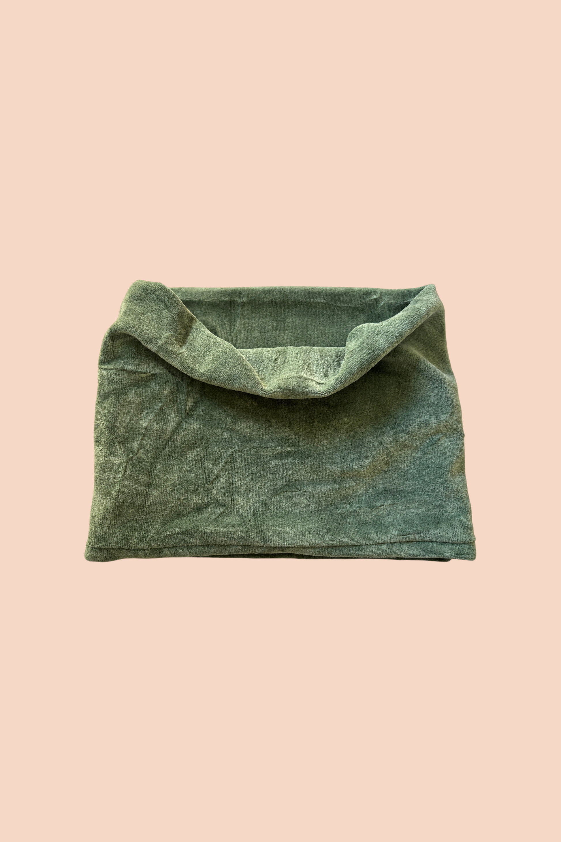 Les Petits Tours de Cou Velours Pyjama Gris vert (sans doublure)