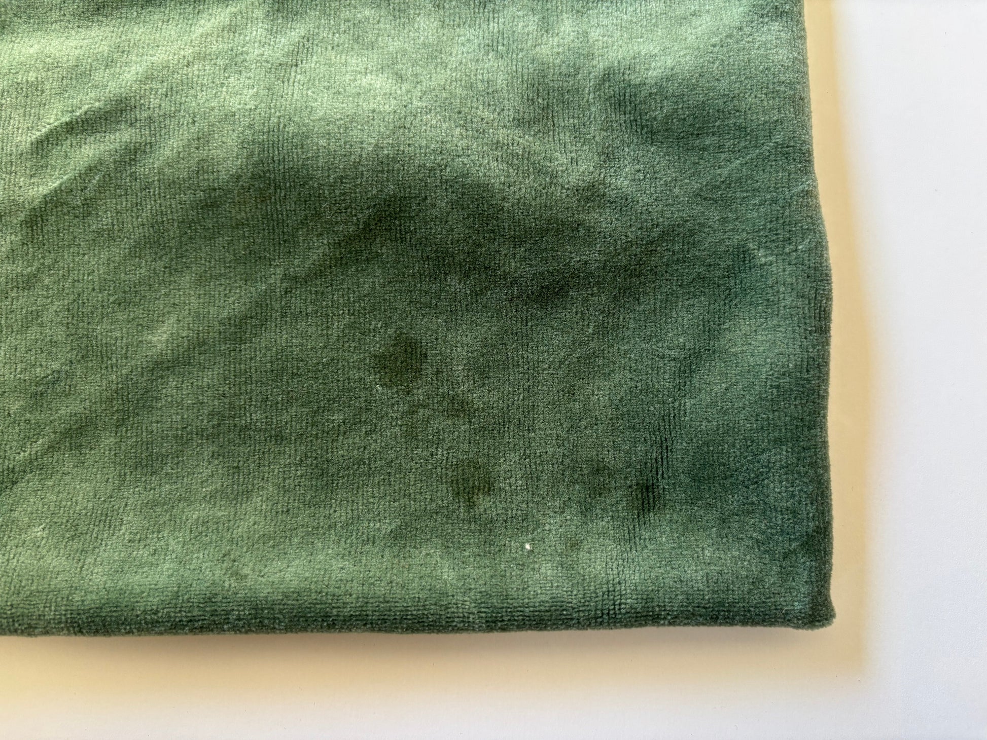 Les Petits Tours de Cou Velours Pyjama Gris vert (sans doublure)